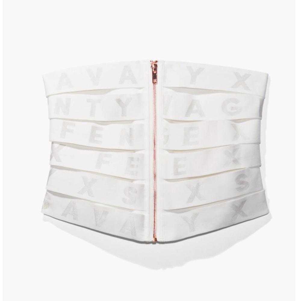 NWT Savage X Cincher White XS/S Savage X Fenty Waist Corset DISCOUNTED COLOR